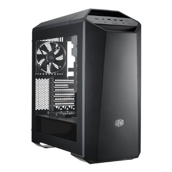 MasterCase Maker 5 Mid-Tower Case with FreeForm Modular System, Upgraded I/O with 3.0 Type C, Magnetic LED Strip, Magnetic Paneling, Sound Supression, and Cooling Bracket