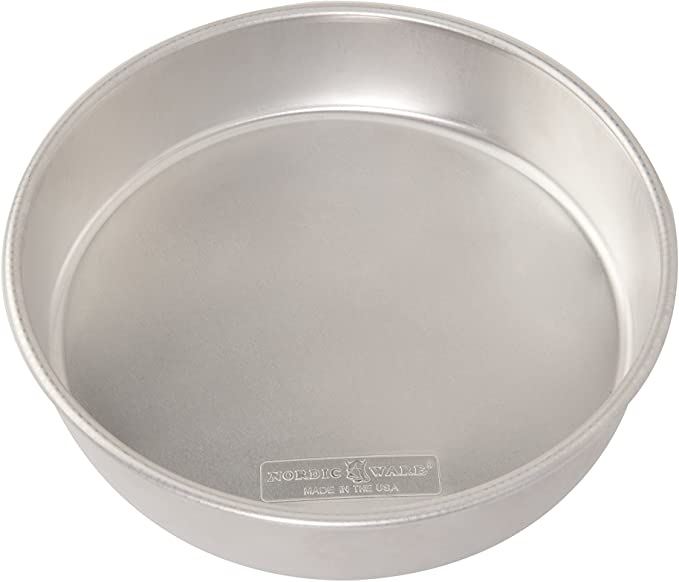 Nordic Ware Naturals Aluminum Bakeware Layer Cake Pan, Silver