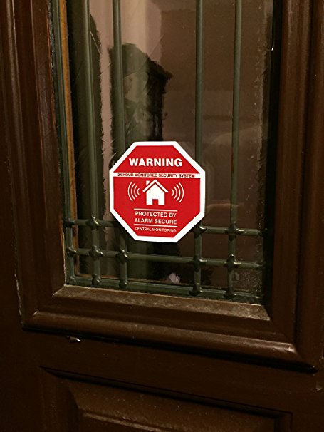 Twenty (20) AUTHENTIC Home Security Window / Door Decal Stickers