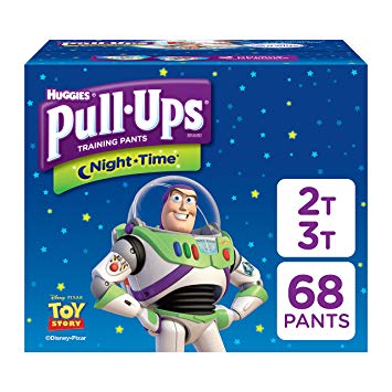 Pull-Ups Night-Time Potty Training Pants for Boys, 2T-3T (18-34 lb.), 68 Ct. (Packaging May Vary)