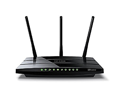 TP-Link AC1200 Wireless Dual Band Gigabit VDSL/ADSL Modem Router for Phone Line Connections (BT Infinity, TalkTalk, EE and PlusNet Fibre) 1 USB, 2.0 Ports, UK Plug (Archer VR400)