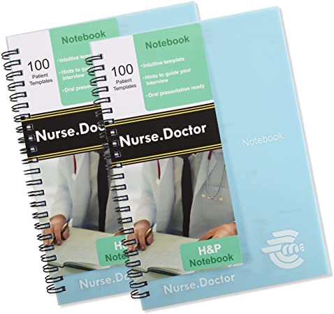 Nurse Notebook 100 Complete H P Templates - Nursing Notebook Medical History And Physical Notebook Medical Notebook For Nurses, Medical Students And Doctors