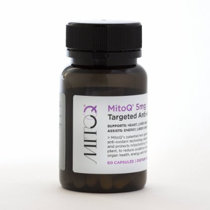 MitoQ Antioxidant Supplement 1 month 60 Capsules - Advanced CoQ10 Ubiquinol Anti-aging Healthy Organ and Energy Support