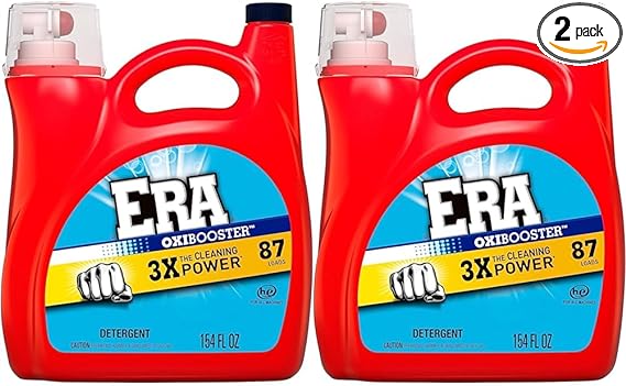 Era Oxibooster Liquid Laundry Detergent 87 Loads 154 fl oz (Pack of 2)