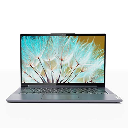 Lenovo Yoga Slim 7i 10th Gen Intel Core i5 14 inch Full HD IPS Thin and Light Laptop (8GB/512GB SSD/Windows 10/MS Office 2019/NVIDIA MX350 2GB GDDR5 Graphics/Slate Grey/1.55Kg), 82A1009LIN