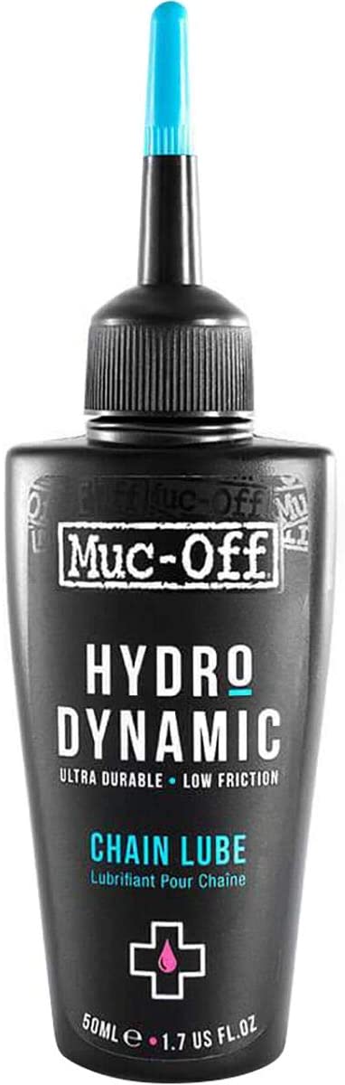 Muc Off Hydrodynamic Chain Lube, 50 Milliliters - Ultra Durable, Low Friction Bike Chain Lubricant - Suitable for Use in All Weather Conditions