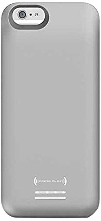iPhone 6S Battery Case – iPhone 6 Battery Case, Press Play Ultra-Slim External Rechargeable Protective Portable Extra 120% Charging Case for iPhone 6S 6 (4.7-inch) Juice Bank Power Pack Bank [Apple Certified, iOS 10+] - Silver