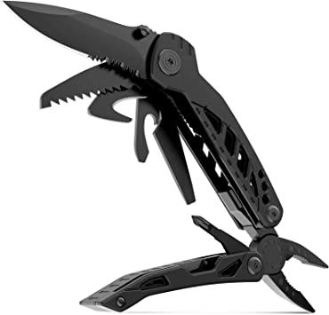 Multitool Pliers, Newild 13 in 1 Multitool for Men, Camping Accessories Pocket Knife with 3" Blade Safety Locking, Multi Tools for Outdoor Survival, Valentines Day Birthday Gifts for Him Dad Husband