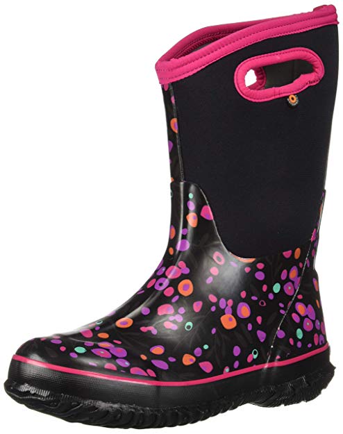 Bogs Kids Classic High Waterproof Insulated Rubber Rain and Winter Snow Boot for Boys, Girls and Toddlers, Multiple Color Options