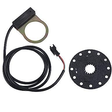 Electric ycle Assistant Sensor,Electric ycle Pedal 12 Magnets E Bike PAS System Assistant Sensor Speed Sensor