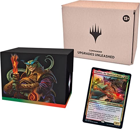 Magic The Gathering Kamigawa: Neon Dynasty Commander Deck – Upgrades Unleashed, Minimal Packaging Version