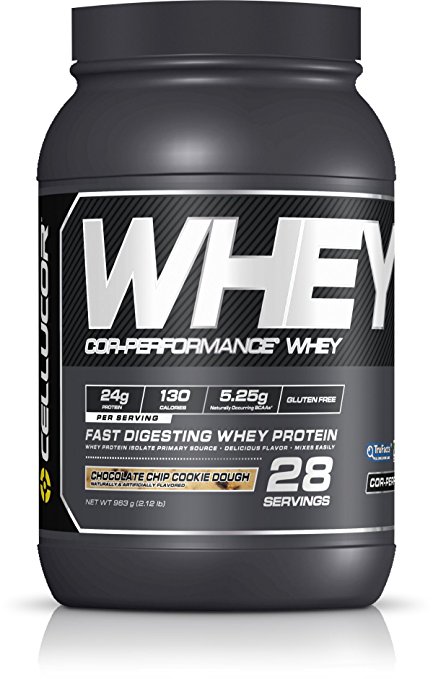 Cellucor, COR-performance Whey Protein Isolate Powder, G4v2, Chocolate Chip Cookie Dough, 28 Servings