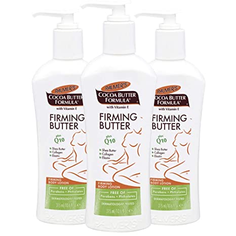 Palmer's Cocoa Butter Formula with Vitamin E   Q10 Firming Butter Body Lotion, 10.6 Ounces, (Pack of 3)