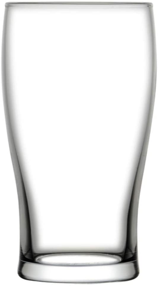 16 oz Tulip Beer Pint Glass - 3" x 3" x 5 3/4" - 6 count box - Restaurantware