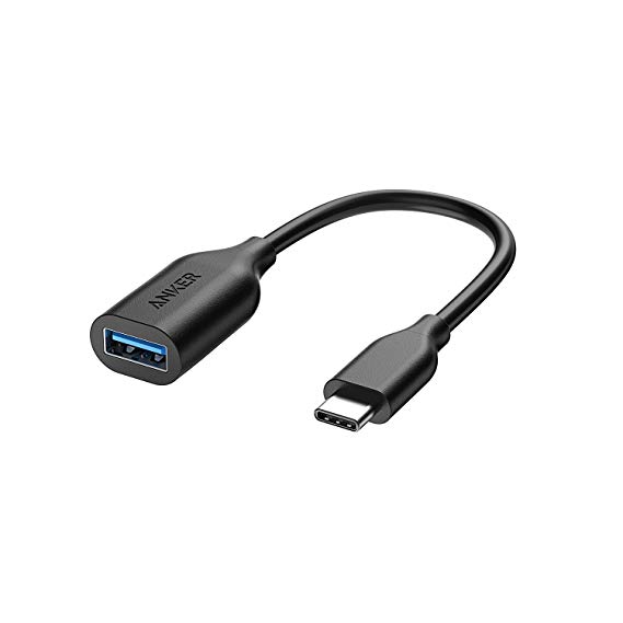 Anker USB-C to USB 3.1 Adapter, Converts USB-C Female into USB-A Female, Uses USB OTG Technology, Compatible with Samsung Galaxy Note 8, Galaxy S8 S8 , Google Pixel, Nexus 6P 5X, LG V20 G5 and more