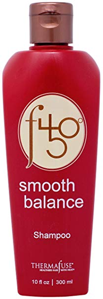 Thermafuse f450 Smooth Balance Shampoo (10 oz) Rich and Luxurious Sulfate Free Shampoo Enriched With Amino Acids to Moisturize All Hair Types. Sodium Chloride Free and pH Balanced for Daily Use