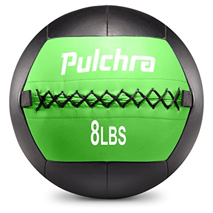 Pulchra Medicine Ball ( PU Leather & Cotton Stuffing ), Exercise Slam Weight Wall Balls for Body-Building, Weight-Lossing
