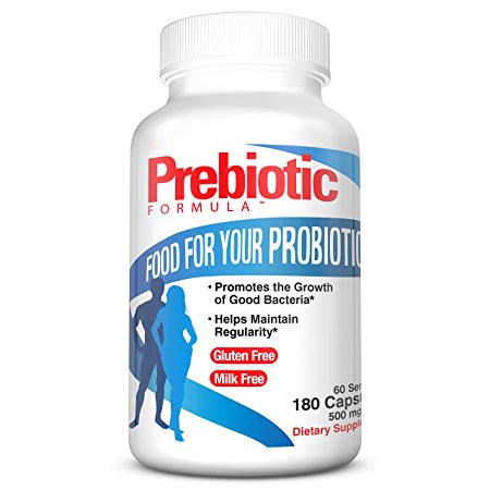 Health Plus Prebiotic Formula, 180 Capsules, 60 Servings