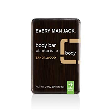 Every Man Jack Body Bar, Sandalwood, 7 Ounce