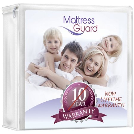 Mattress Guard Premium Mattress Protector - 100 Waterproof Hypoallergenic and Vinyl Free Covers Mattress Pads with Multiple Sizes - Twin XL