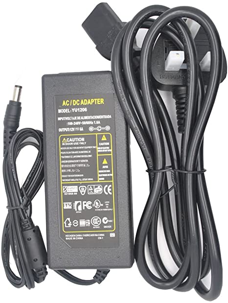 JnDee 12V 8A 96W AC DC Power Supply Adaptor Transformer, Great for Powering LED Strip and CCTV System
