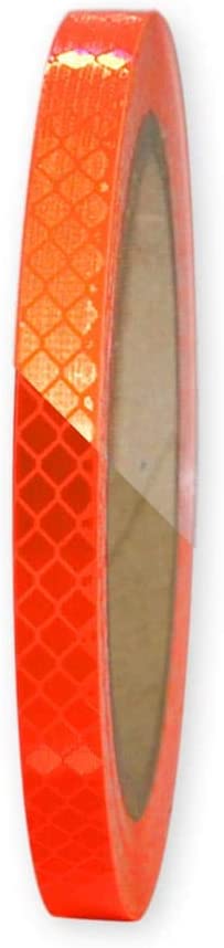 3M 03150017-010-24 Reflektorband Reflective Tape, Fluoro-Orange, 10mm x 5m