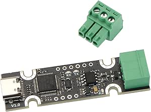 FYSETC 3D Printer Parts UCAN Board V1.0 Based on STM32F072 USB to CAN Adapter Type C Interface Support CANable/Candlelight/Klipperr Firmware-Pack of 1