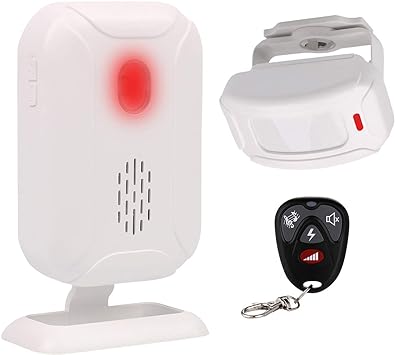 Mengshen Motion Sensor Alarm, Driveway Entry Alert Support 5 Modes, 36 Tunes, Long Transmission Distance (Remote Control Included)
