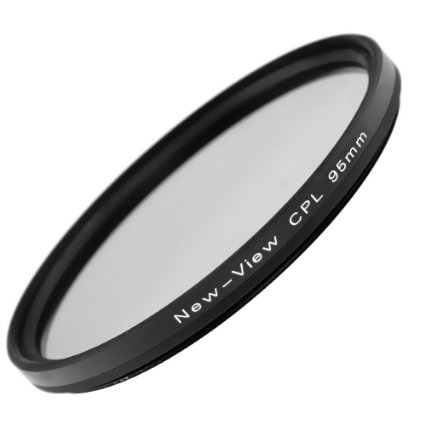 NEW VIEW 95mm Circular Polarizer CPL Filter For Any 95mm Digital Camera Lens Filters