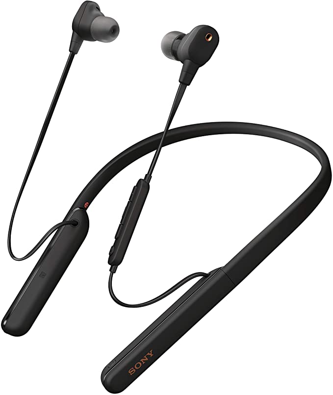 Sony WI-1000XM2 Industry Leading Noise Canceling Wireless Behind-Neck in Ear Headphones with Alexa Voice Control, Black