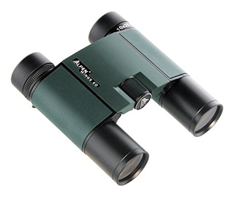 Alpen Optics Wings 10x25 ED HD Waterproof Roof Prism Compact Binocular