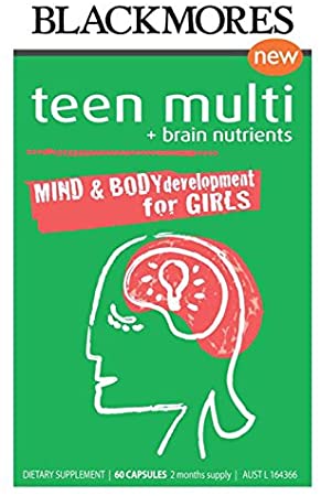 Blackmores Teen Multi   Brain Nutrients for Girls 60 Capsules