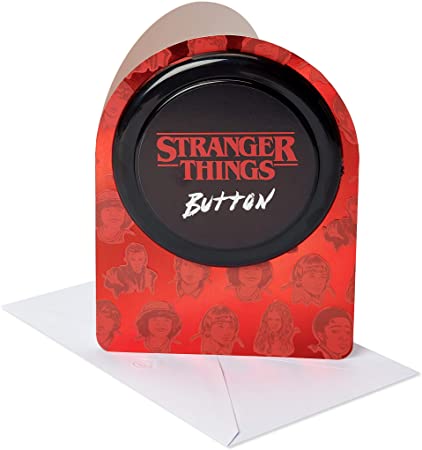 American Greetings Birthday Card with Sound (Stranger Things)