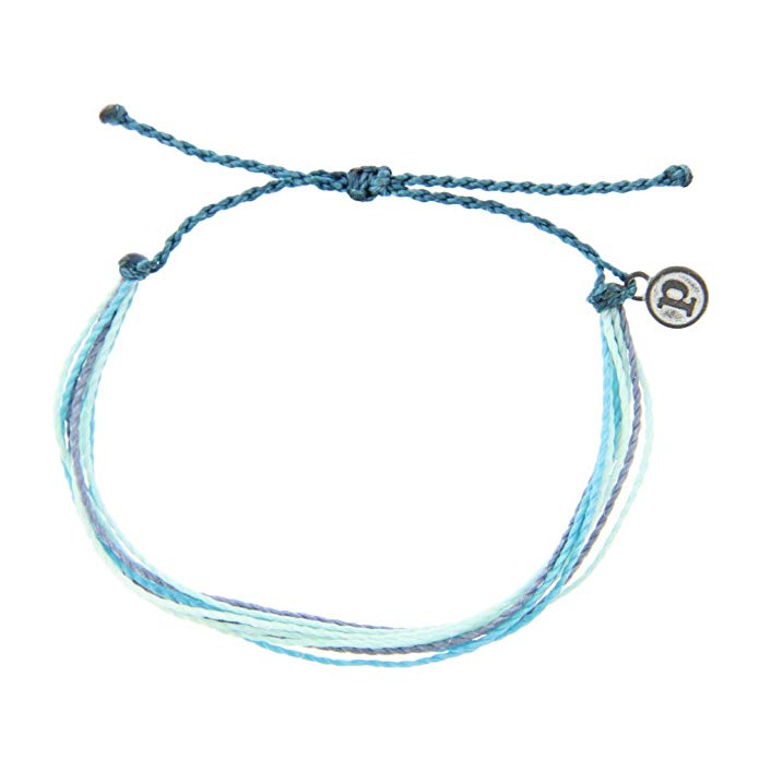 Pura Vida Jewelry Bracelets - 100% Waterproof and Handmade w/Coated Charm, Adjustable Band