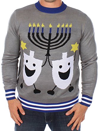 Ugly Christmas Sweater - Hanukkah Sweater by Tipsy Elves