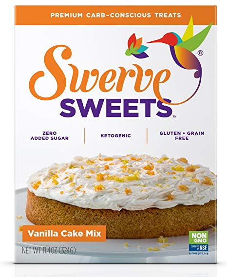 Swerve Sweets, Vanilla Cake Mix, 11.4 ounces