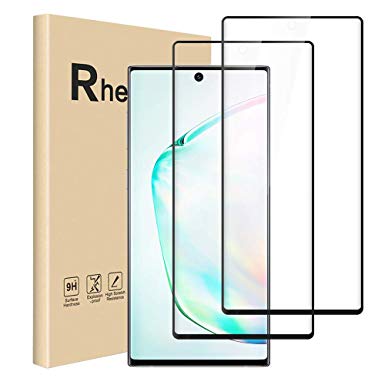 Samsung Galaxy Note 10  Plus Screen Protector, 【2PACK】 Full Coverage Screen Protector Film for Samsung Galaxy Note 10  Plus (6.8inch Tempered Glass Screen Cover, Bubble Free)