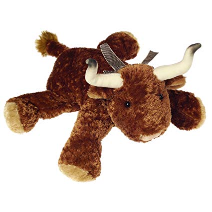 Mary Meyer Flip Flop Stuffed Animal Soft Toy, Bubba Longhorn, 12-Inches