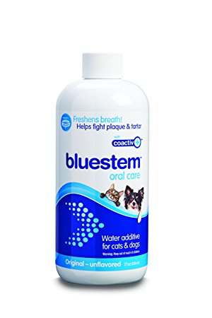 Freshens Dog and Cat Breath - Safe and Effective Dental Water Additive - Reduces Plaque and Tartar - Vet Recommended - Simply Add to Water - 17 Ounce - Original