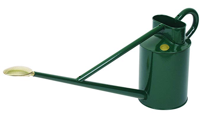 Haws Professional Outdoor Metal Watering Can, 2.3-Gallon/8.8-Liter, Green
