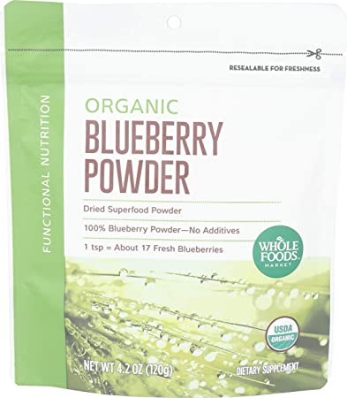 Whole Foods Market, Organic Blueberry Powder, 4 oz