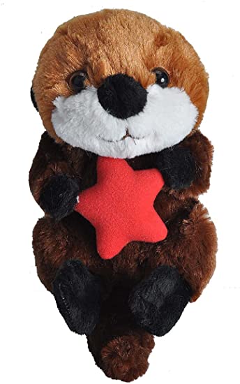 Wild Republic Sea Otter Plush, Stuffed Animal, Plush Toy, Gifts for Kids, Hug’Ems 7"