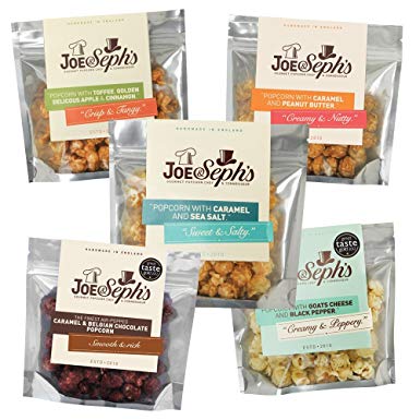 Joe & Seph's Gourmet Popcorn Tasting Selection, 5 Pack