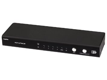 Monoprice 4x1 HDMI Switch w/ TOSlink & Digital Coaxial Audio Output (Audio Return Channel/3D/CEC Support)