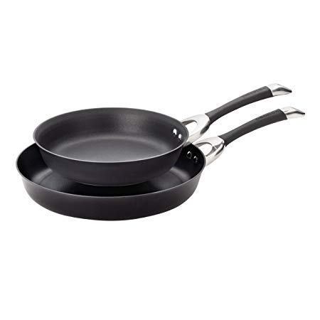 Circulon Symmetry Hard Anodized Nonstick 10-Inch and 12-Inch Skillets Twin Pack