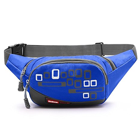 Fashion Outdoor Waist pack Waterproof Hiking Cycling Waist Bag Multi Function Outdoor Travel Running Fanny Pack for Men&Women