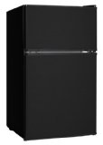 midea WHD-113FB1 Full-Size Double Reversible Door Refrigerator and Freezer 31 Cubic Feet Black