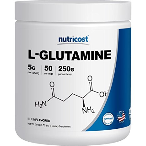 Nutricost L-Glutamine Powder 250 Grams