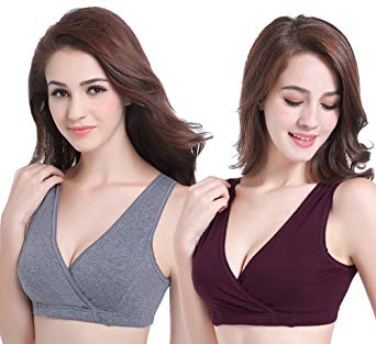 CAKYE Cakey Maternity Nursing Sleep Bra Tank For Breastfeeding/Pregnancy