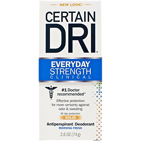 Certain Dri Everyday Strength Clinical Antiperspirant, 2.6 ounce
